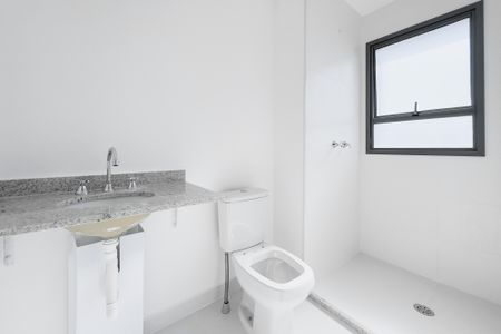 Apartamento para alugar com 59m², 2 quartos e 1 vaga Apartamento para alugar com 59m², 2 quartos e 1 vagaBanheiro da Suíte
