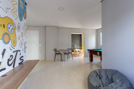 Apartamento à venda com 45m², 2 quartos e sem vagaSalão de jogos