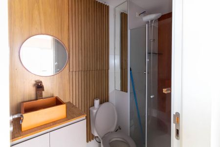 Apartamento à venda com 28m², 1 quarto e sem vaga Apartamento à venda com 28m², 1 quarto e sem vagaBanheiro da Suíte