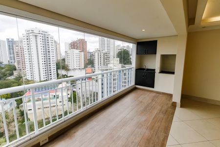 Varanda gourmet de apartamento à venda com 3 quartos, 124m² em Jardim Ampliacao, São Paulo