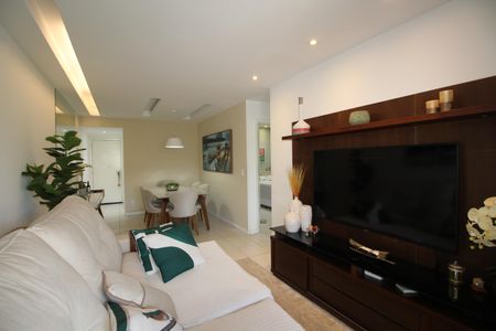 Sala de apartamento à venda com 2 quartos, 78m² em Barra da Tijuca, Rio de Janeiro