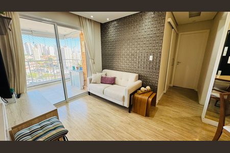 Sala de apartamento à venda com 1 quarto, 60m² em Vila Regente Feijó, São Paulo