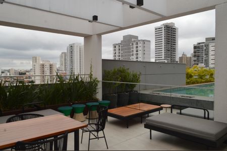 Apartamento à venda com 20m², 1 quarto e sem vagaÁrea de Churrasqueira da Piscina