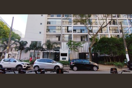 Apartamento para alugar com 36m², 1 quarto e 1 vaga Apartamento para alugar com 36m², 1 quarto e 1 vagaFachada