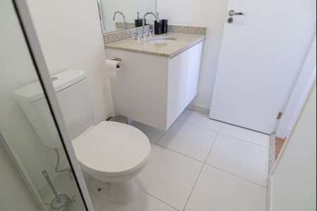 Apartamento para alugar com 36m², 1 quarto e 1 vaga Apartamento para alugar com 36m², 1 quarto e 1 vagaBanheiro da Suíte