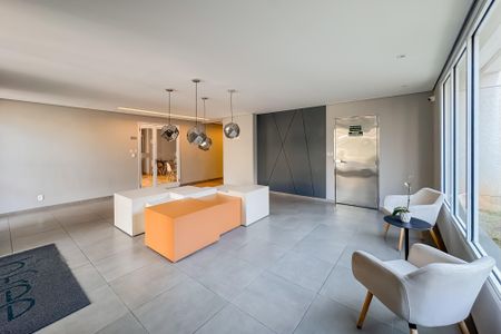 Studio à venda com 45m², 1 quarto e 2 vagas Studio à venda com 45m², 1 quarto e 2 vagasHall social