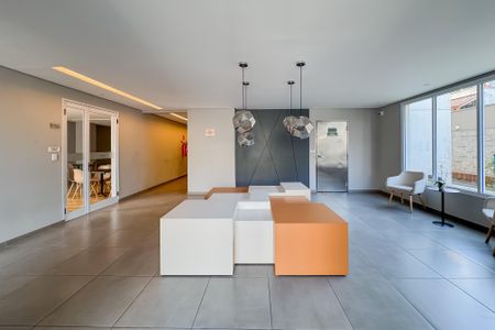 Studio à venda com 45m², 1 quarto e 2 vagas Studio à venda com 45m², 1 quarto e 2 vagasHall social