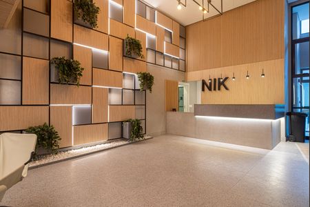 Studio à venda com 26m², 1 quarto e sem vaga Studio à venda com 26m², 1 quarto e sem vagaÁrea comum - Hall Social