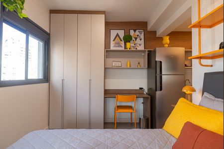 Studio à venda com 26m², 1 quarto e sem vaga Studio à venda com 26m², 1 quarto e sem vagaSala/Quarto