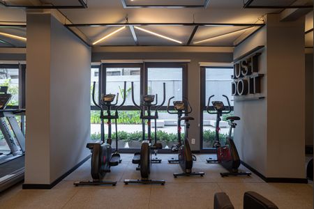 Studio à venda com 26m², 1 quarto e sem vaga Studio à venda com 26m², 1 quarto e sem vagaÁrea comum - Academia