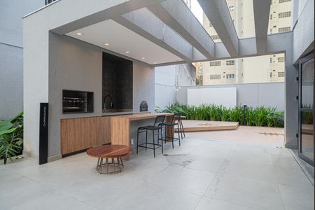 Studio à venda com 26m², 1 quarto e sem vaga Studio à venda com 26m², 1 quarto e sem vagaÁrea comum - Churrasqueira