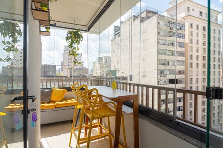 Studio à venda com 26m², 1 quarto e sem vaga Studio à venda com 26m², 1 quarto e sem vagaVaranda da Sala/Quarto