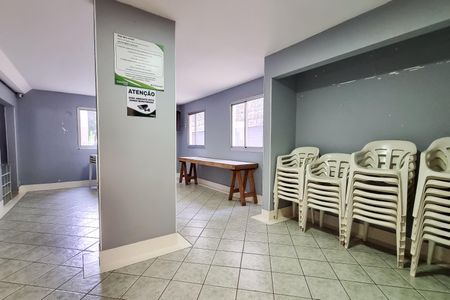 Apartamento para alugar com 45m², 2 quartos e 1 vagaÁrea comum - Salão de festas