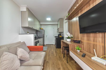Sala de apartamento para alugar com 1 quarto, 31m² em Vila das Belezas, São Paulo