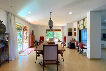 Sala de Jantar de casa à venda com 5 quartos, 900m² em Jardim Canada, Nova Lima