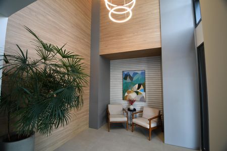 Apartamento à venda com 58m², 2 quartos e 2 vagasHall social