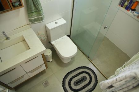 Apartamento à venda com 106m², 3 quartos e 2 vagasBanheiro da Suíte 2