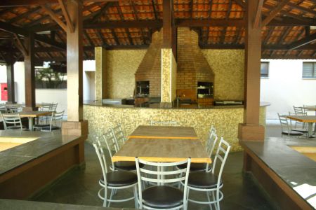 Apartamento à venda com 106m², 3 quartos e 2 vagasÁrea comum - Churrasqueira