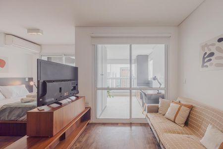 Sala de apartamento à venda com 1 quarto, 49m² em Pinheiros, São Paulo