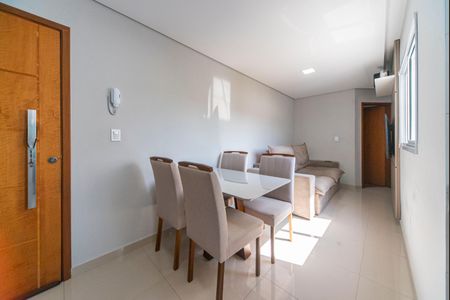 Sala de apartamento à venda com 2 quartos, 84m² em Vila Valparaíso, Santo André