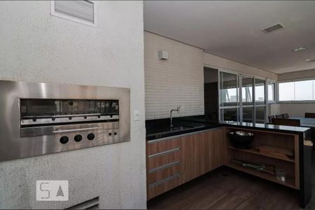 Studio à venda com 32m², 1 quarto e 1 vagaChurrasqueira