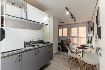 Studio à venda com 32m², 1 quarto e 1 vagaCozinha