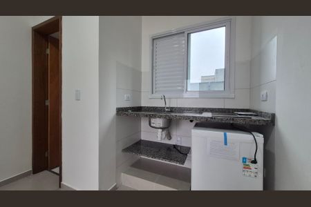 Cozinha de kitnet/studio para alugar com 1 quarto, 13m² em Vila Sao Pedro, Santo André