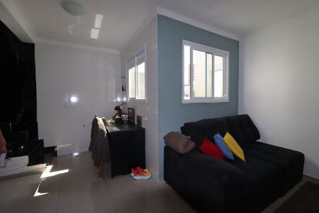 Sala de apartamento à venda com 2 quartos, 100m² em Vila Curuçá, Santo André