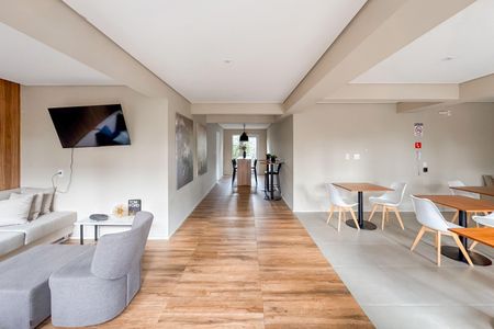 Apartamento à venda com 29m², 1 quarto e sem vaga Apartamento à venda com 29m², 1 quarto e sem vagaÁrea comum - Salão de festas