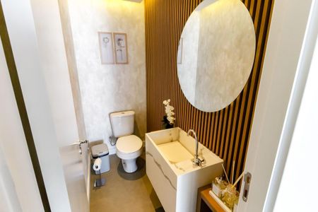 Lavabo da Sala de apartamento para alugar com 2 quartos, 91m² em Vila Andrade, São Paulo