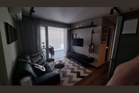 Sala de apartamento à venda com 1 quarto, 41m² em Indianópolis, São Paulo