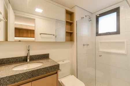 Studio para alugar com 30m², 1 quarto e sem vaga Studio para alugar com 30m², 1 quarto e sem vagaBanheiro