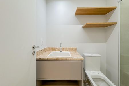 Studio à venda com 25m², 1 quarto e sem vaga Studio à venda com 25m², 1 quarto e sem vagaBanheiro