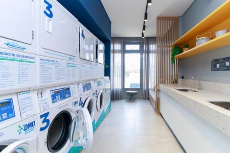 Apartamento à venda com 26m², 0 quarto e sem vaga Apartamento à venda com 26m², 0 quarto e sem vagaÁrea comum - Lavanderia