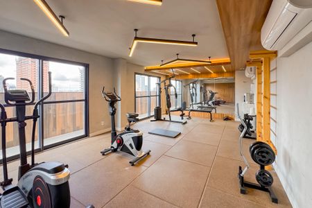 Studio à venda com 24m², 1 quarto e sem vaga Studio à venda com 24m², 1 quarto e sem vagaAcademia