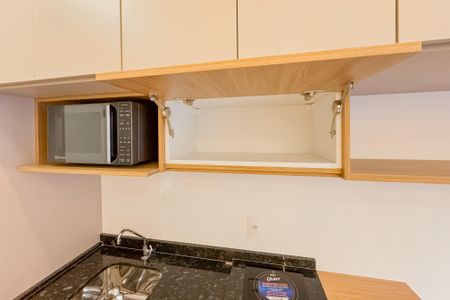 Studio à venda com 24m², 1 quarto e sem vaga Studio à venda com 24m², 1 quarto e sem vagaCozinha - Armários