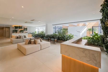 Studio à venda com 24m², 1 quarto e sem vaga Studio à venda com 24m², 1 quarto e sem vagaHall social