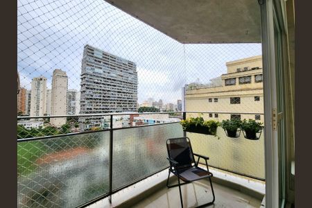 Varanda de apartamento para alugar com 3 quartos, 111m² em Vila Nova Conceição, São Paulo