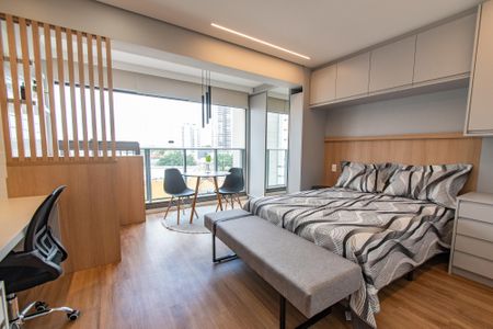 Studio para alugar com 26m², 1 quarto e sem vagaSala/Quarto
