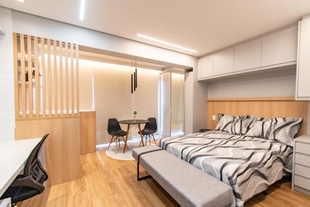 Studio para alugar com 26m², 1 quarto e sem vagaSala/Quarto