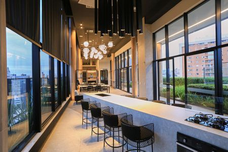 Apartamento à venda com 56m², 1 quarto e 1 vaga Apartamento à venda com 56m², 1 quarto e 1 vagaÁrea comum - Salão de festas