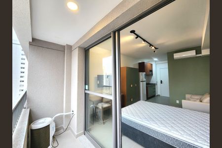 Studio à venda com 25m², 1 quarto e sem vagaVaranda