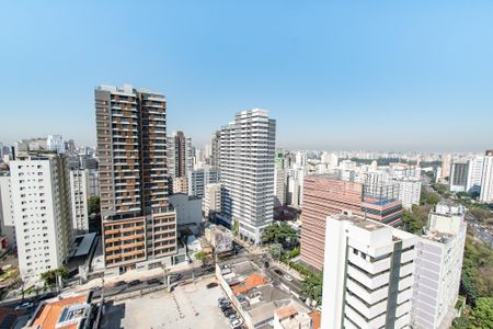 Vista da varanda de kitnet/studio à venda com 1 quarto, 28m² em Paraíso, São Paulo