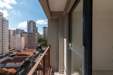 Varanda de kitnet/studio para alugar com 1 quarto, 25m² em Vila Olímpia, São Paulo
