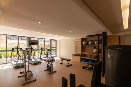 Studio para alugar com 25m², 1 quarto e sem vaga Studio para alugar com 25m², 1 quarto e sem vagaÁrea comum - Academia