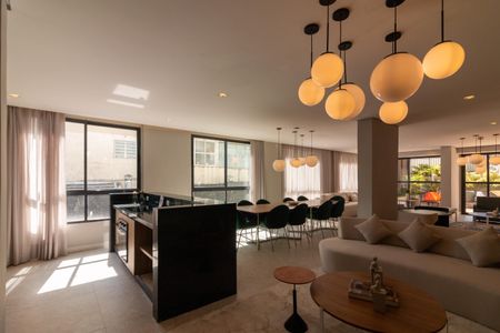 Studio para alugar com 25m², 1 quarto e sem vaga Studio para alugar com 25m², 1 quarto e sem vagaÁrea comum - Salão de festas