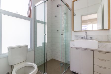 Apartamento para alugar com 49m², 1 quarto e 1 vaga Apartamento para alugar com 49m², 1 quarto e 1 vagaBanheiro da Suíte