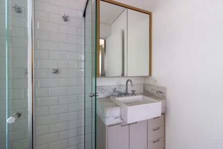 Apartamento para alugar com 49m², 1 quarto e 1 vaga Apartamento para alugar com 49m², 1 quarto e 1 vagaBanheiro da Suíte