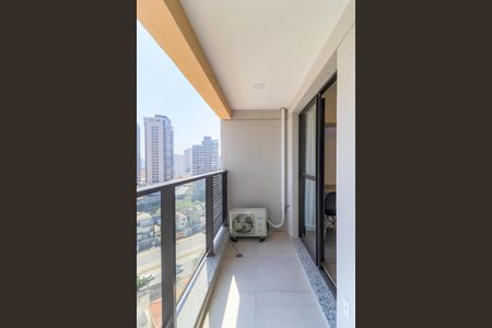 Studio à venda com 28m², 1 quarto e 1 vagaVaranda