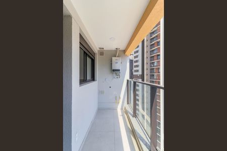 Studio à venda com 28m², 1 quarto e 1 vagaVaranda